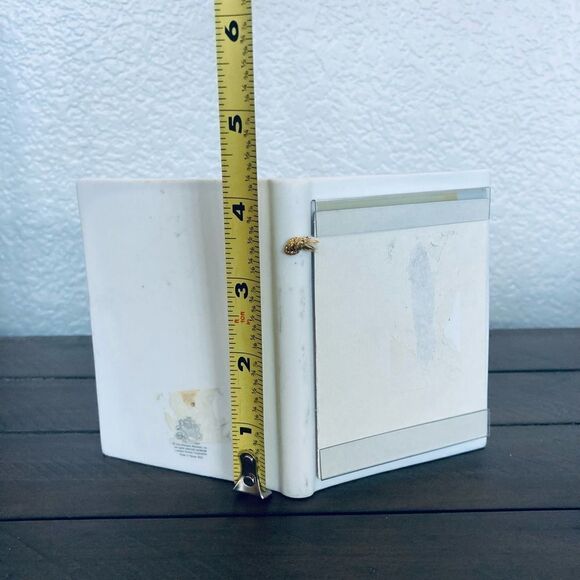 Precious Moments Christmas Nativity Porcelain Cross Charm Picture Frame - Picture 3 of 4